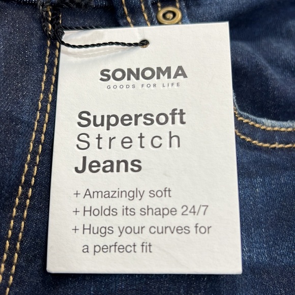 Sonoma Mid-rise bootcut Jeans 8  Short New with Tags - Picture 4 of 6